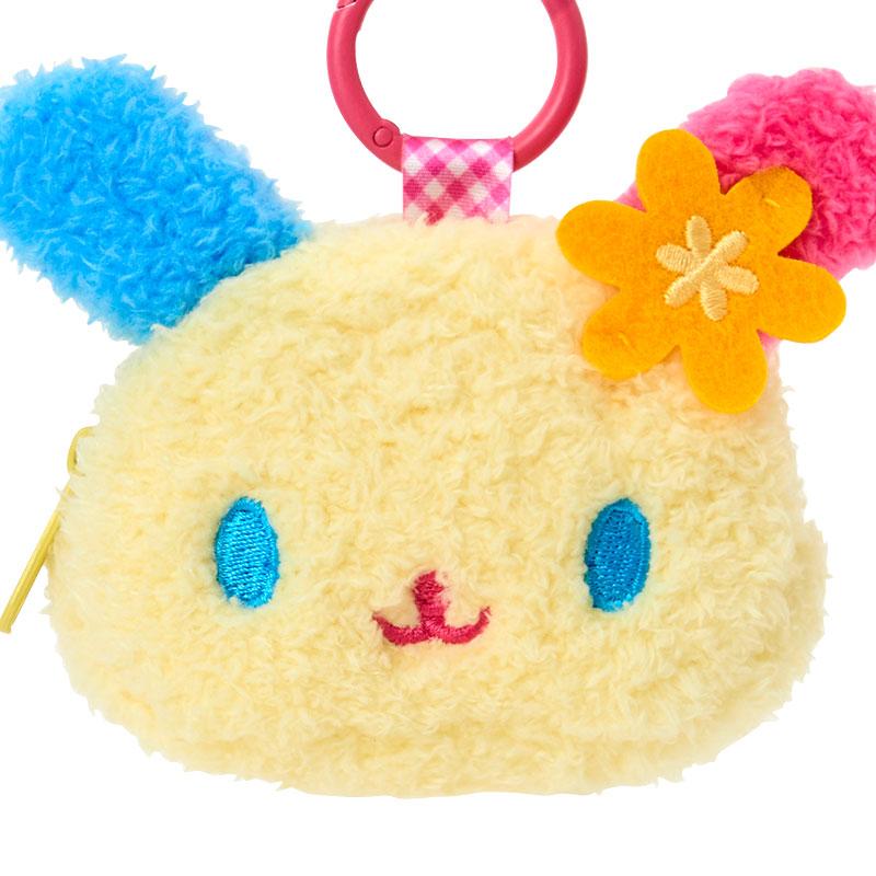 sanrio（サンリオ） ウサハナ フェイス形カラビナ付きミニポーチ