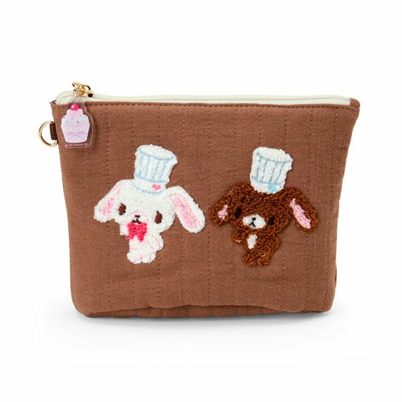 サンリオ　シュガーバニーズ　ボストンバッグ　刺繍　キャンディ 傘 sanrio（サンリオ） シュガーバニーズ サガラ刺繍ポーチ（ラブスイーツ