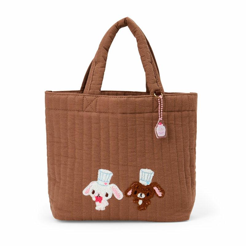 サンリオ　シュガーバニーズ　ボストンバッグ　刺繍　キャンディ 傘 sanrio（サンリオ） シュガーバニーズ サガラ刺繍トートバッグ（ラブ