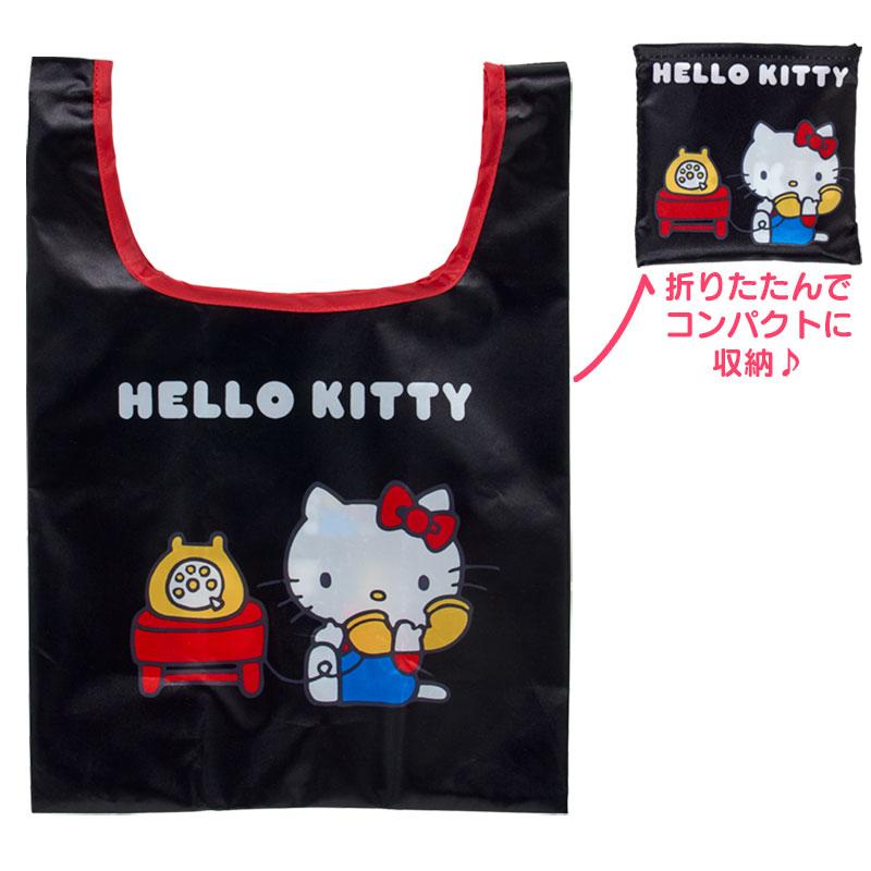 sanrio（サンリオ） ハローキティ ミニエコバッグ ブラック : 公式