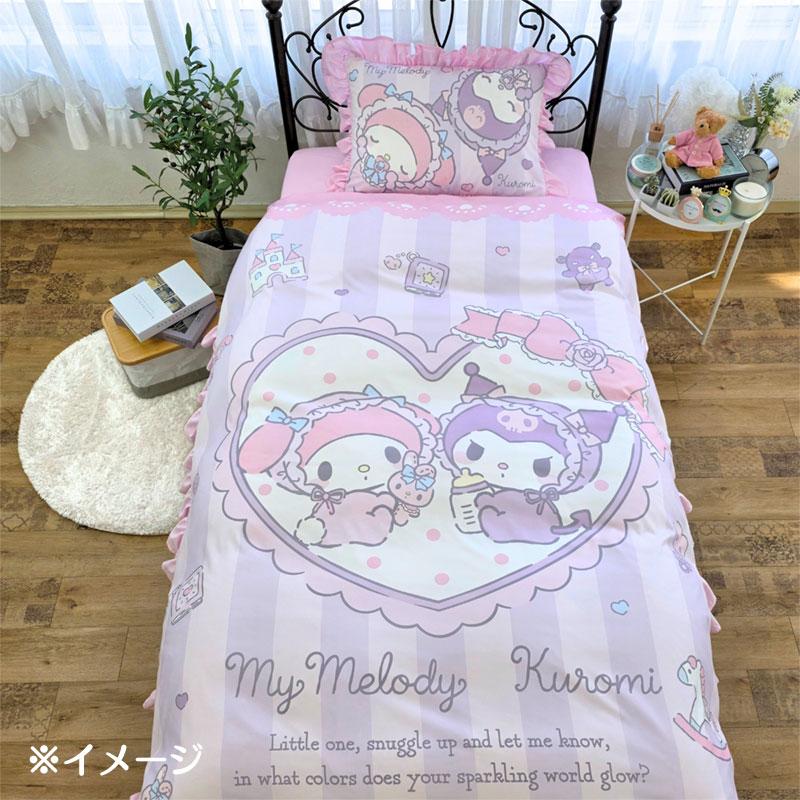 ☆サンリオ　マイメロディ＆クロミ　フリル付き布団カバー　3点セット☆ sanrio（サンリオ） マイメロディ＆クロミ フリル付き布団カバー3点