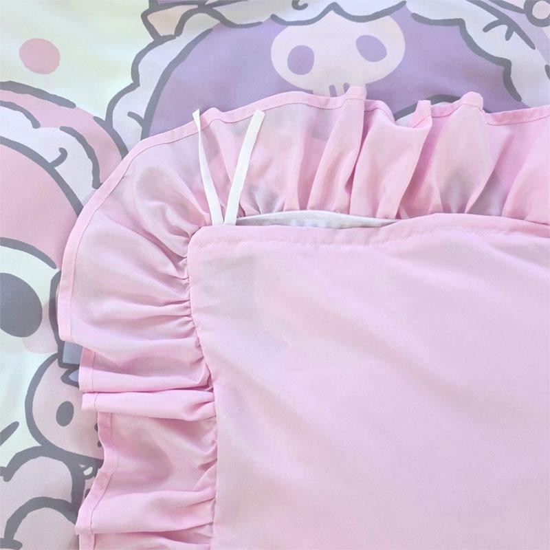 sanrio（サンリオ） マイメロディ＆クロミ フリル付き布団カバー3点