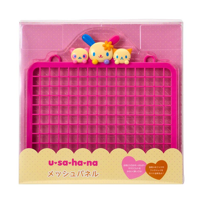 ウサハナ メッシュパネル 　フルセット　フック　小物入れ sanrio（サンリオ） ウサハナ メッシュパネル : 公式サンリオ