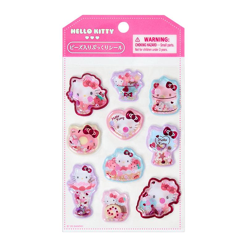 sanrio（サンリオ） ハローキティ ビーズ入りぷっくりシール : 公式