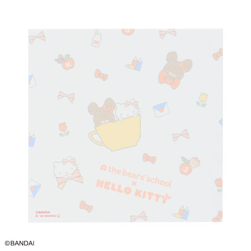 sanrio（サンリオ） くまのがっこう×ハローキティ スクエアメモ ブルー