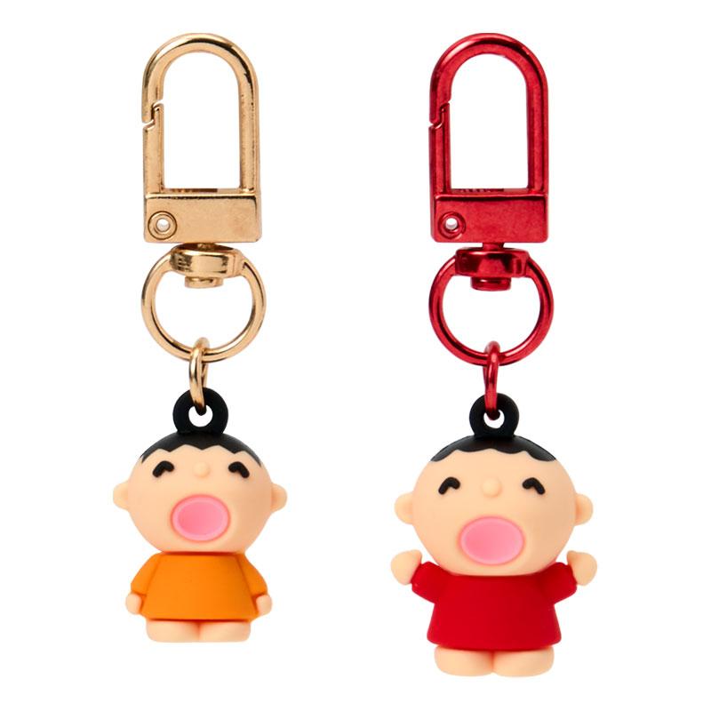 みんなのたあ坊　ストラップ　デニム　キーホルダー sanrio（サンリオ） みんなのたあ坊 ペアキーホルダー : 公式サンリオ
