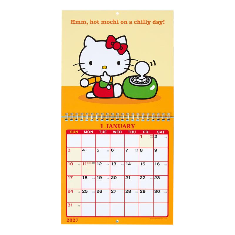 sanrio（サンリオ） ハローキティ ウォールカレンダーM 2027 : 公式
