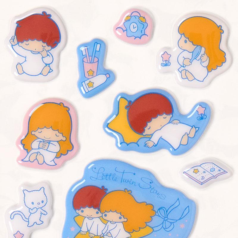 昭和レトロ　サンリオ リトルツインスターズ シールセット sanrio（サンリオ） リトルツインスターズ ぷっくりシール（レトロ