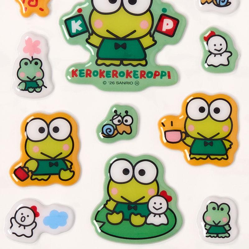 超希少　けろけろけろっぴ　シール　昭和レトロ　ぷっくり　ケロッピ sanrio（サンリオ） けろけろけろっぴ ぷっくりシール（レトロ