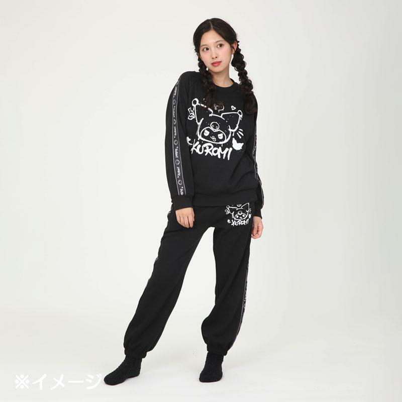 sanrio（サンリオ） クロミ ラインジャージセットアップ ブラック M