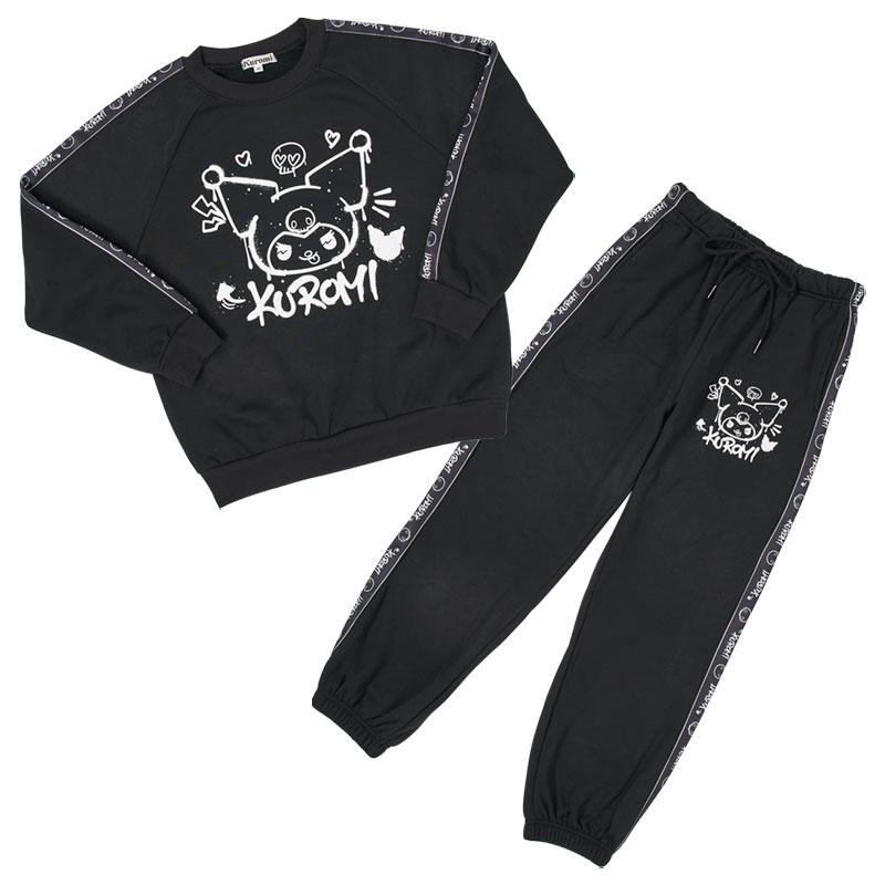 sanrio（サンリオ） クロミ ラインジャージセットアップ ブラック L