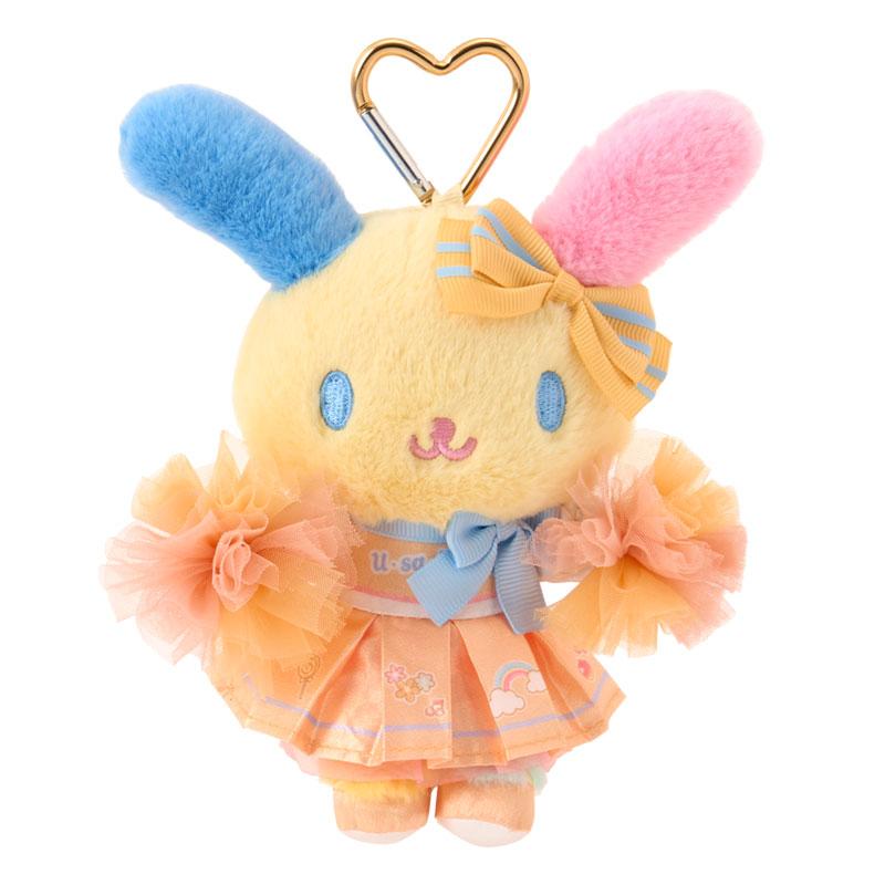 SANRIO☘️美品✨ウサハナ ぬいぐるみ マスコット sanrio（サンリオ） ウサハナ マスコットホルダー（みんなを応援！チ