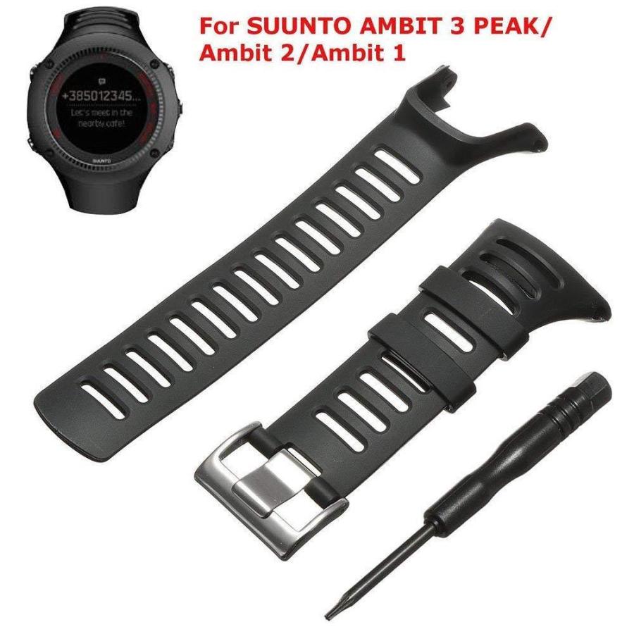 新作 大人気 3sport Suunto Ambit 1 2s 3peak ストラップ ベルト アンビット用 交換用バンド Suunto スント 3run 2r 2 アウトドア精密機器