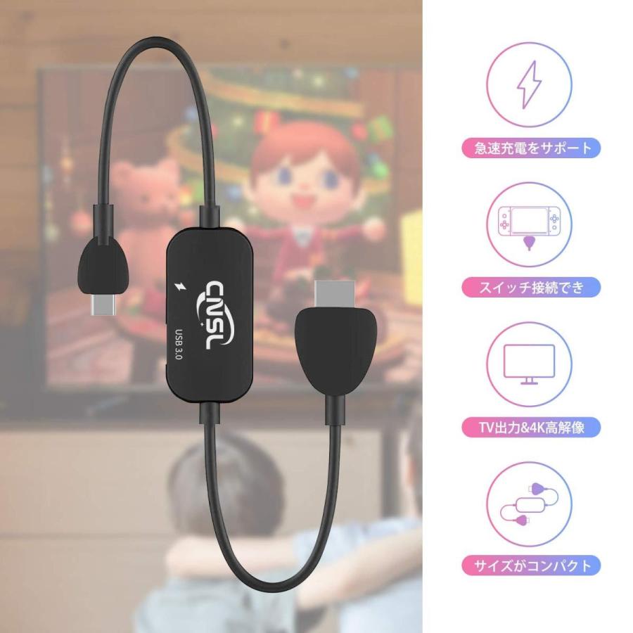 スイッチドックなし Cnslミニドック 交換ケーブル Nintendo Switch 多機能 軽量化 3in1 テレビ出力 黒 Ut 021 サンフロンティア 通販 Yahoo ショッピング