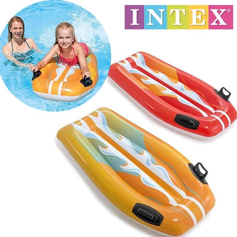 intexジョイライダー 112×62cm ボディボード型浮き具 うきわ 浮き輪58165インテックス : intex58165 ...