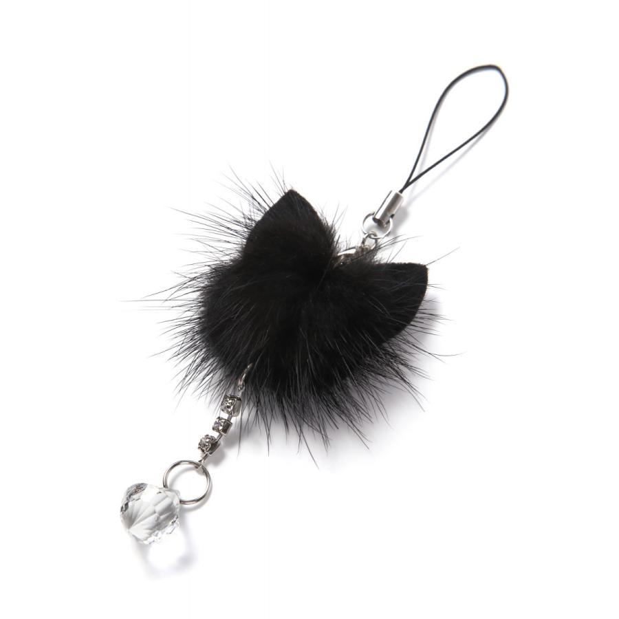 【新品】ミンクの毛のストラップ ミンク ファー ストラップ リアルファー スマホストラップ スマホ 全