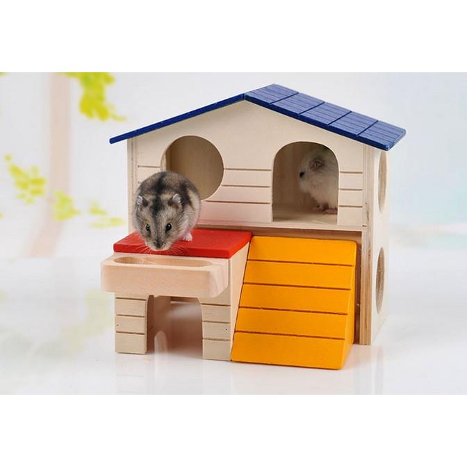ハムスターハウス 二階建て の 家 えさ台付き バラエティーショップ燦燦屋 通販 Yahoo ショッピング