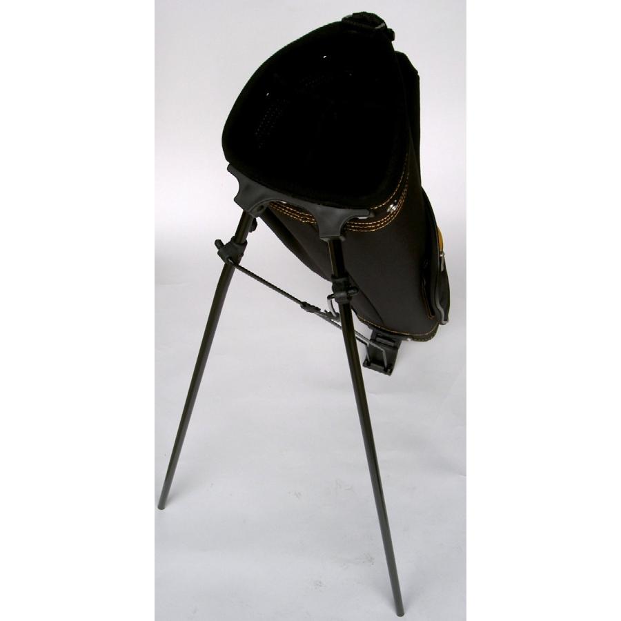 キャディバッグ スタンド 付き ハーフ ゴルフバッグ ブラック 送料無料