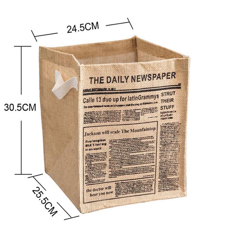 折りたたみ 収納箱 おしゃれな 天然 麻 ジュート 収納 BOX 整理 ケース