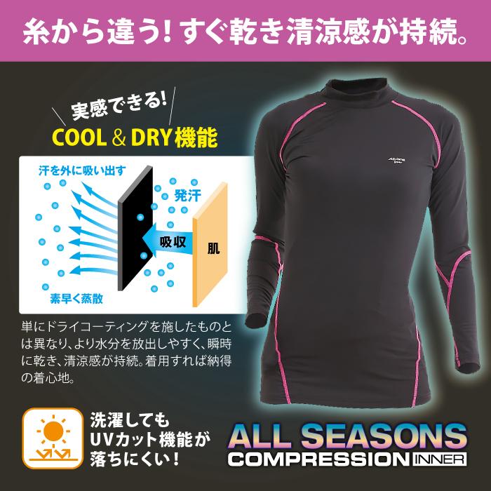 A.D.ONE レディース スポーツインナー コンプレッション