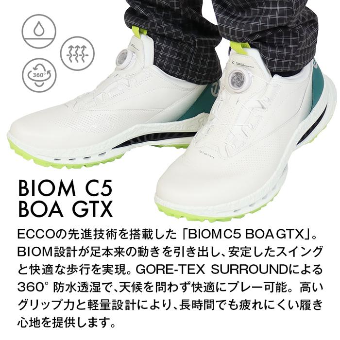ecco（エコー） ゴルフシューズ メンズ ダイヤル スパイクレス 防水