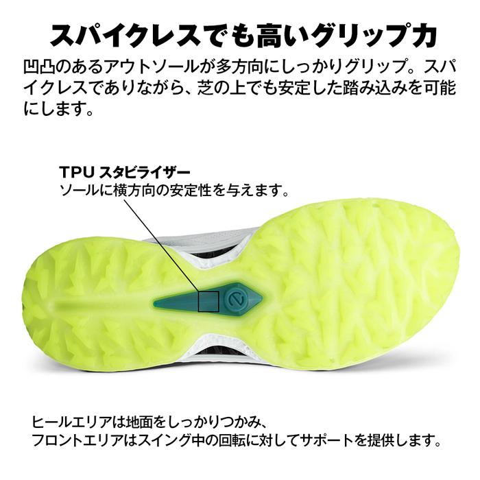 ecco（エコー） 爆買 ゴルフシューズ メンズ ダイヤル スパイクレス