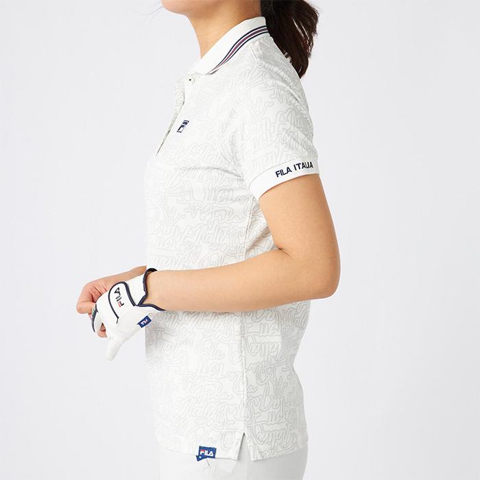 FILA（フィラ） レディース ポロシャツ ゴルフウェア 女性用 半袖 遮熱