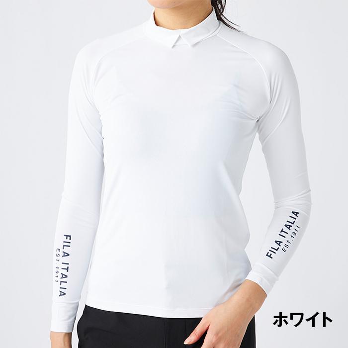FILA レディース インナー フィラ ハイネック メッシュ 長袖