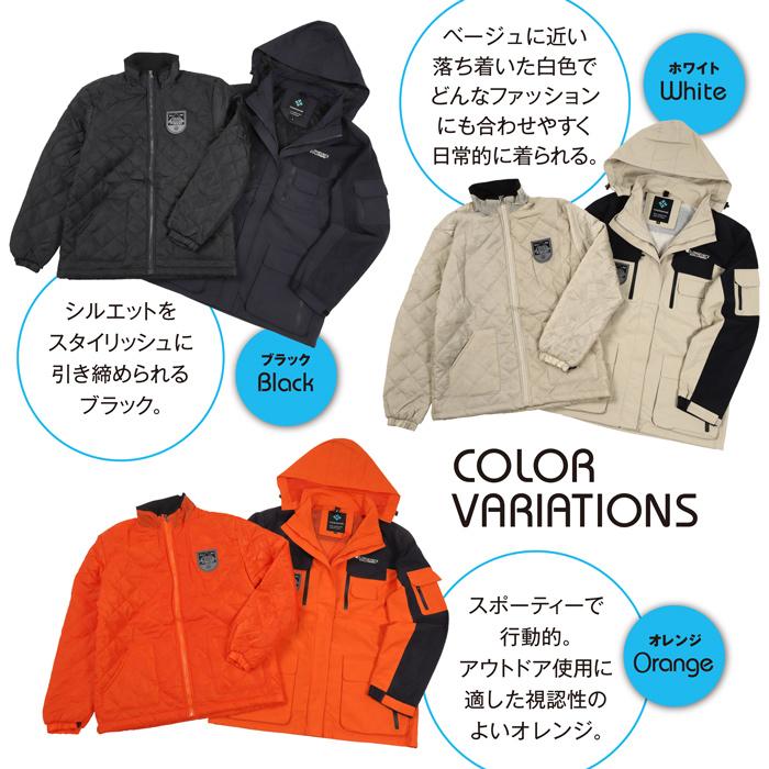 FOURSENSE メンズ マウンテンパーカー ウインドブレーカー 3WAY FOURSENSE メンズ マウンテンパーカー ウインドブレーカー 3WAY