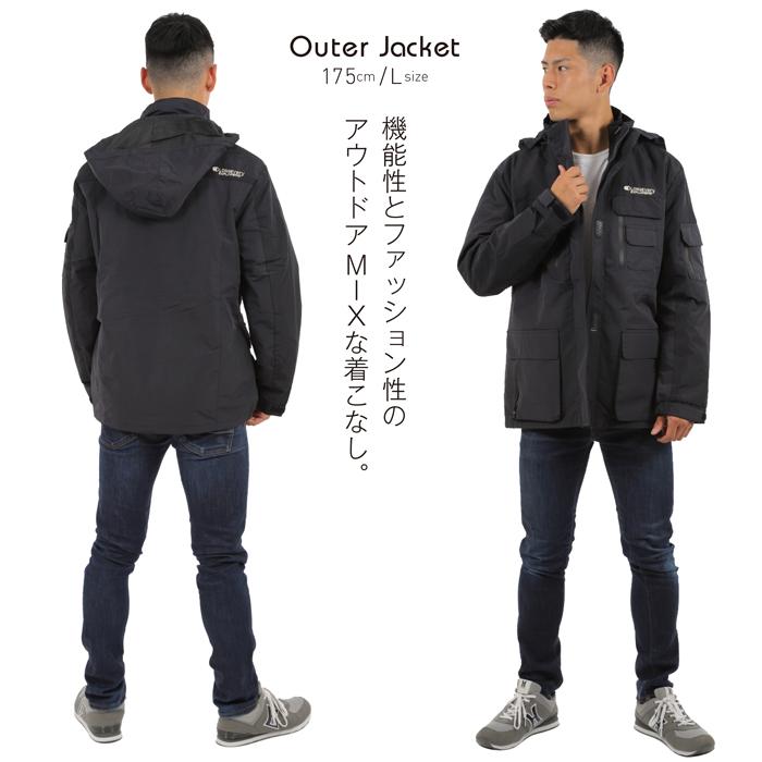 FOURSENSE メンズ マウンテンパーカー ウインドブレーカー 3WAY FOURSENSE メンズ マウンテンパーカー ウインドブレーカー 3WAY