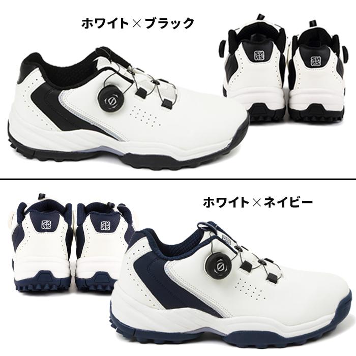 FOURSENSE ダイヤル式 ゴルフシューズ メンズ スパイクレス 靴 FOURSENSE ダイヤル式 ゴルフシューズ メンズ スパイクレス 靴