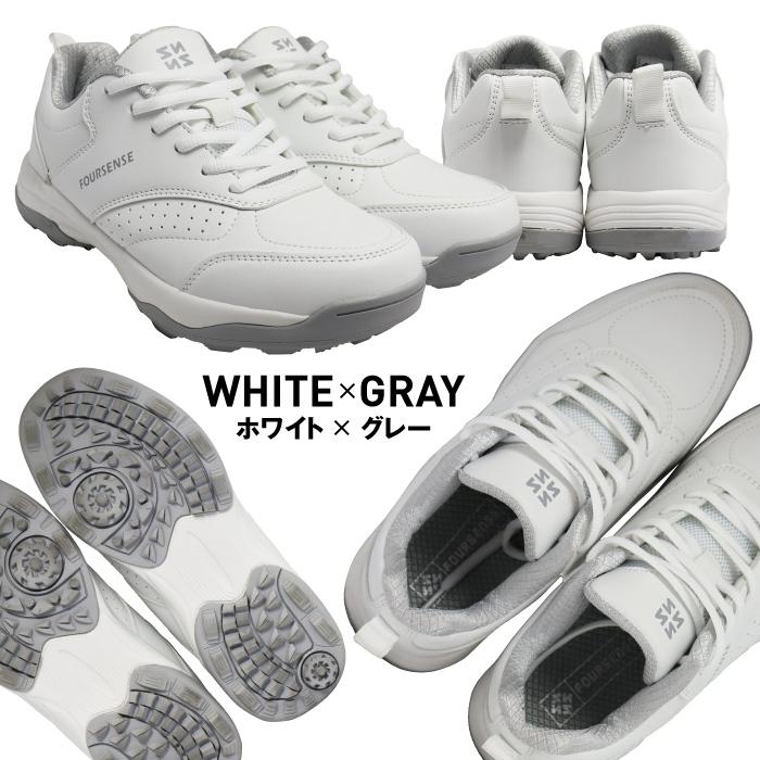 FOURSENSE 爆買 ゴルフシューズ レディース スパイクレス 軽量