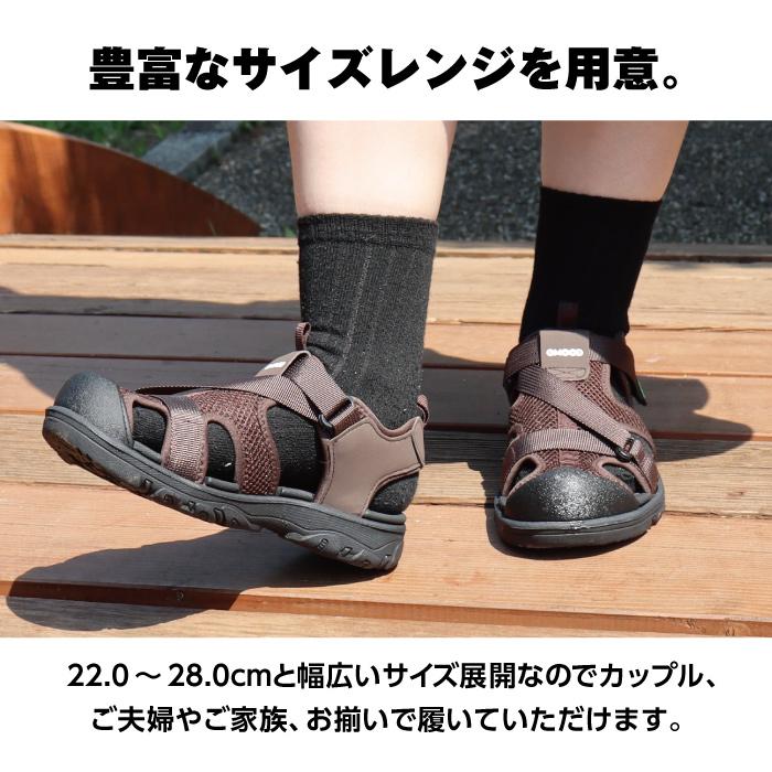 GMOOD ジームード サンダルスニーカー スポーツサンダル つま先