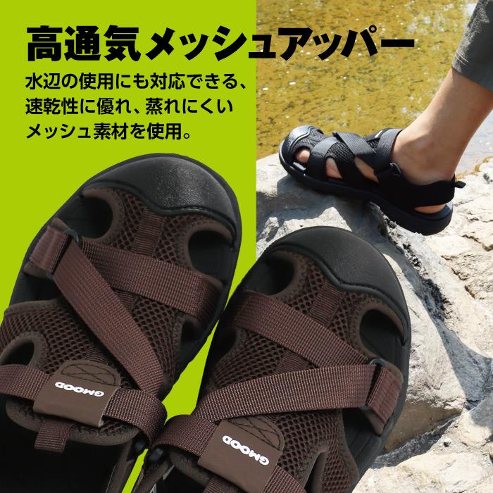 GMOOD（ジームード） サンダルスニーカー スポーツサンダル つま先保護