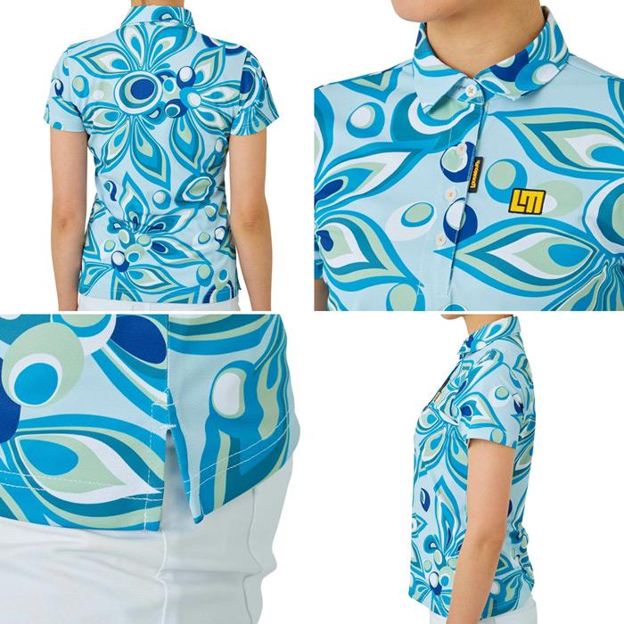 LOUDMOUTH 半袖シャツ レディース ラウドマウス 柄 762659 (966 LOUDMOUTH 半袖シャツ レディース ラウドマウス 柄 762659 (966