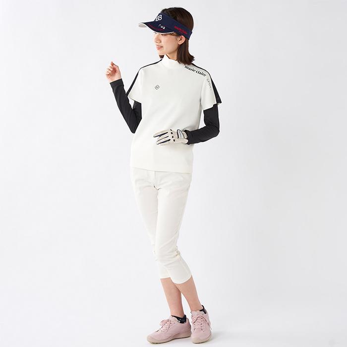 Marie Claire ゴルフウェア マリクレール モックネックシャツ