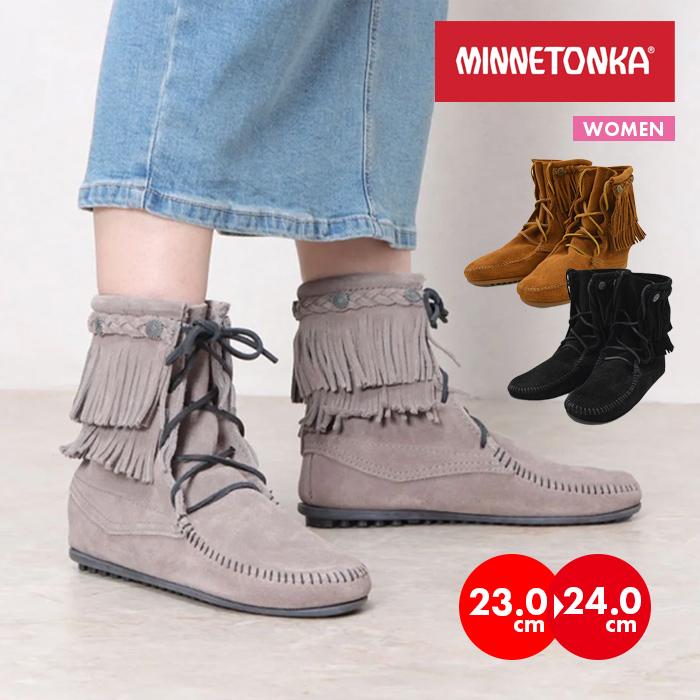 【新品未使用】ミネトンカブラウン スエード フリンジニーハイブーツ size 8 MINNETONKA」3-in-1 羽つき フリンジブーツ (ブラウン) - ∞ SOL ∞