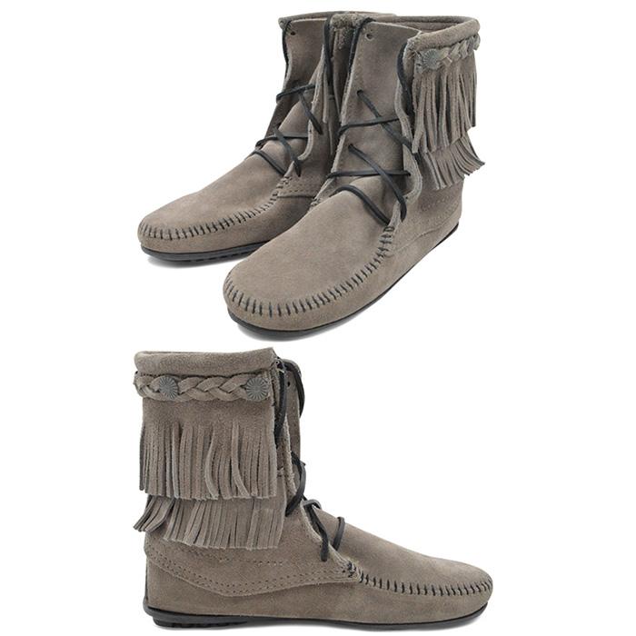 ミネトンカ MINNETONKA ウィメンズ DOUBLE FRINGE BOOT レディース 婦人 女性 ダブルフリンジ ブーツ スウェード ブランド ハンドメイド｜sansei-s-style｜06