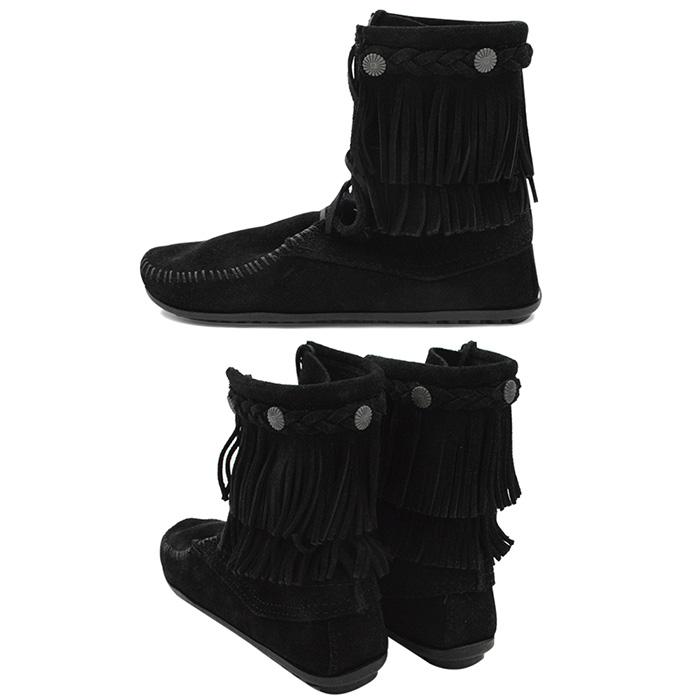 ミネトンカ MINNETONKA ウィメンズ DOUBLE FRINGE BOOT レディース 婦人 女性 ダブルフリンジ ブーツ スウェード ブランド ハンドメイド｜sansei-s-style｜13