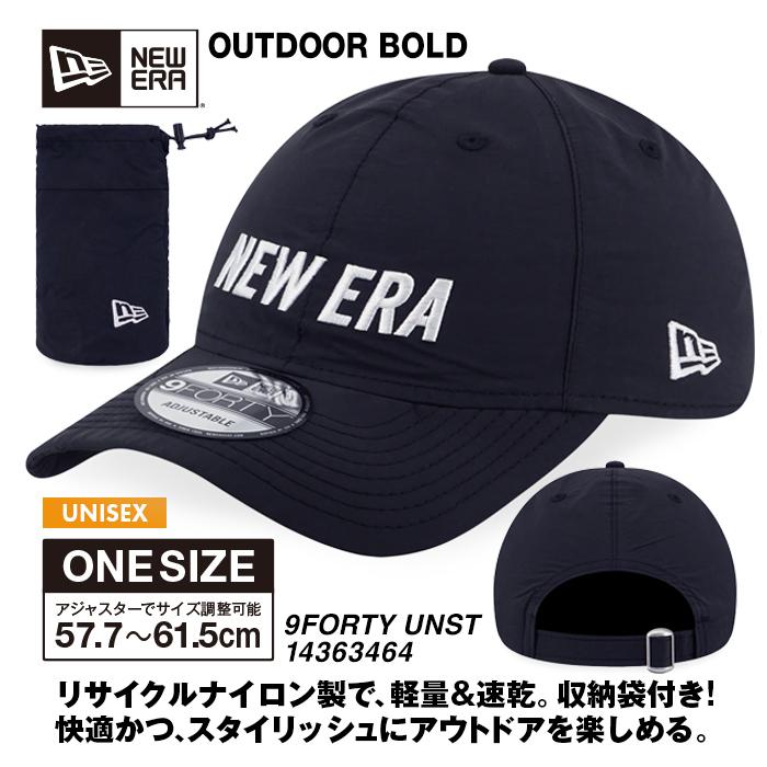 NEW ERA（ニューエラ） キャップ ブラック OUTDOOR BOLD 帽子 軽量