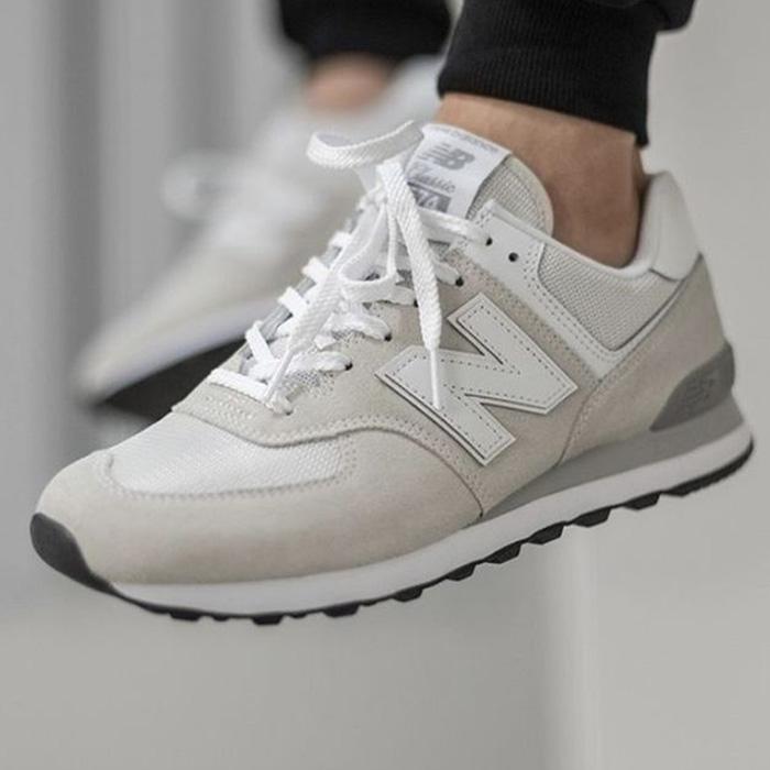 爆買 ニューバランス ML 574 スニーカー メンズ シューズ 靴 レアアイテム NEW BALANCE EVN EVW DSR DSW グレー 人気 NB 通勤 旅行 履きやすいの画像