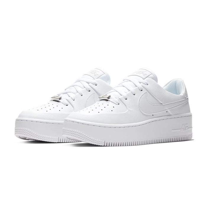 ■新品27.0cm■ナイキ エア フォース 1 セージ ブラック/ホワイト 厚底 NIKE ナイキ スニーカー 厚底 レディース エアフォース1 セージ