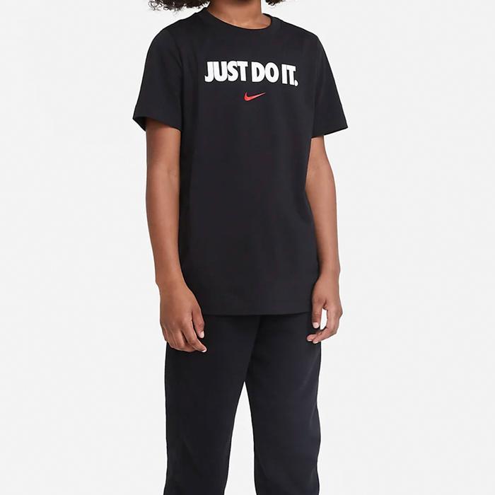 ナイキ Tシャツ ジュニア キッズ NIKE 半袖 ウェア DC7792 子ども コットン ロゴ 大きいサイズ スポーツ クルーネック シンプル ブラック ティーシャツ*｜sansei-s-style｜06