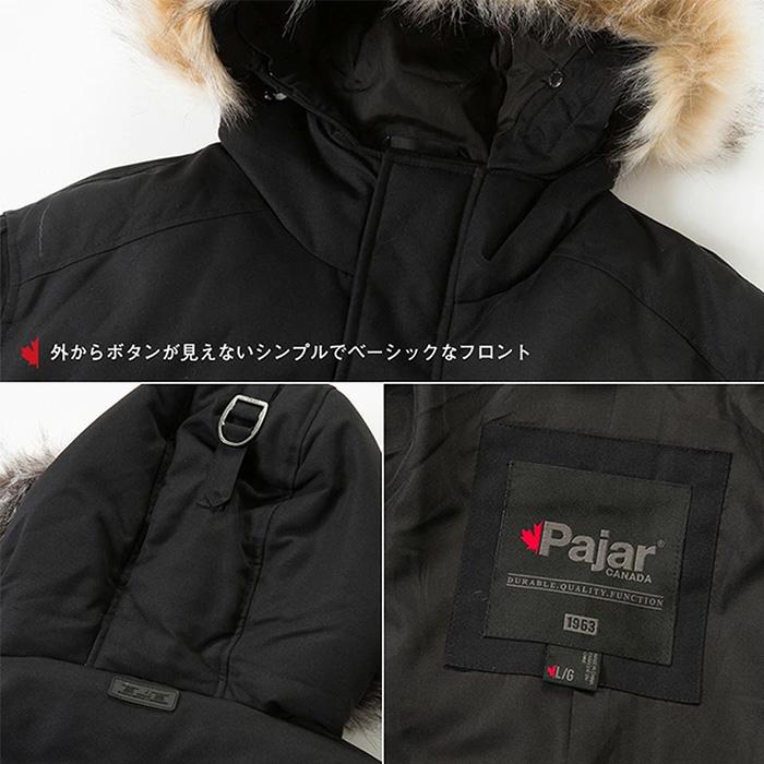 【新品タグ付】Pajar メンズ ファーダウンジャケット 日本サイズLL Pajar CANADA（パジャール カナダ） メンズ ダウンジャケット アウター