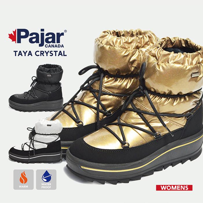 21人気新作 Canada 試し履きok 返品交換無料 Pajar パジャールカナダ ウィンターブーツ アウトドア 防水 防寒ブーツ 靴 ブーツ 婦人 女性 レディース クリスタル タヤ Crystal Taya 靴 ブーツ