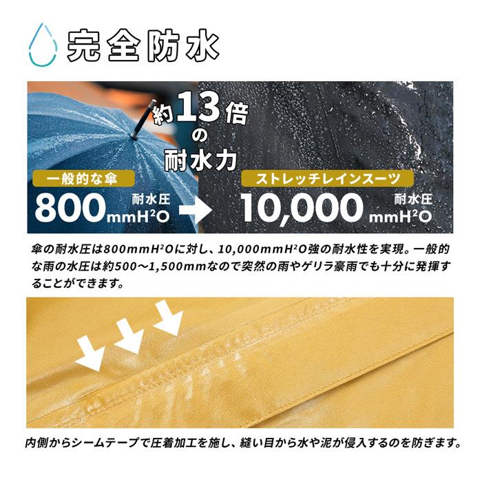 A.D.ONE（エーディーワン） 爆買 レインウェア レディース 上下セット