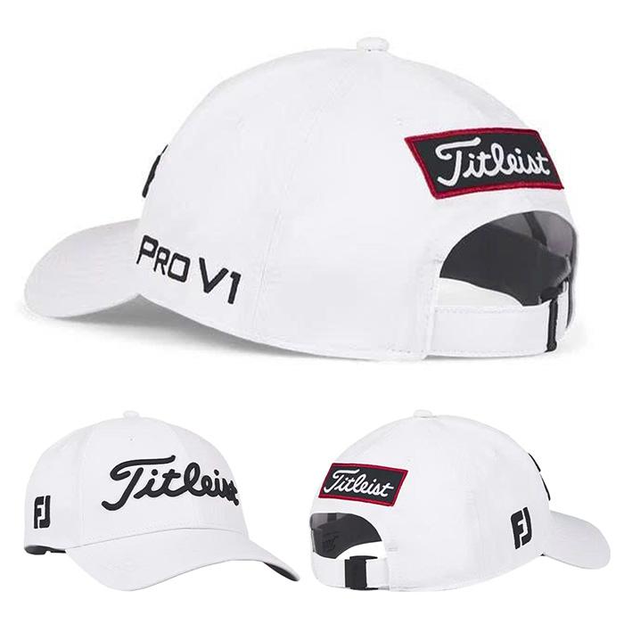 タイトリスト TITLEIST ツアーキャップ　白　ホワイト　３点セット Titleist（タイトリスト） 爆買 ゴルフ キャップ 帽子 メンズ 男性