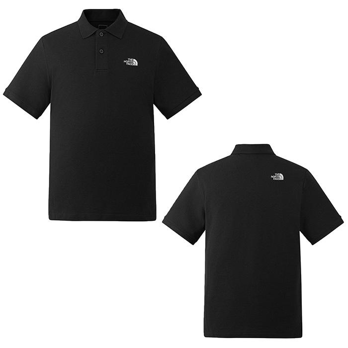 THE NORTH FACE 半袖ポロシャツ 黒 刺繍ロゴ メンズ 新品　2XL THE NORTH FACE（ザ ノースフェイス） ザ ノースフェイス メンズ ロゴ