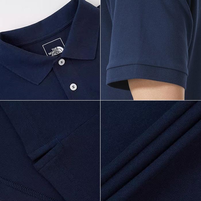 ノースフェイス ポロシャツ 紳士 ポロ メンズ LOGO POLO NF0A7WE8 半袖  白 黒 アウトドア ゴルフ ロゴ スポーツ 鹿の子 父の日 おしゃれ｜sansei-s-style｜13