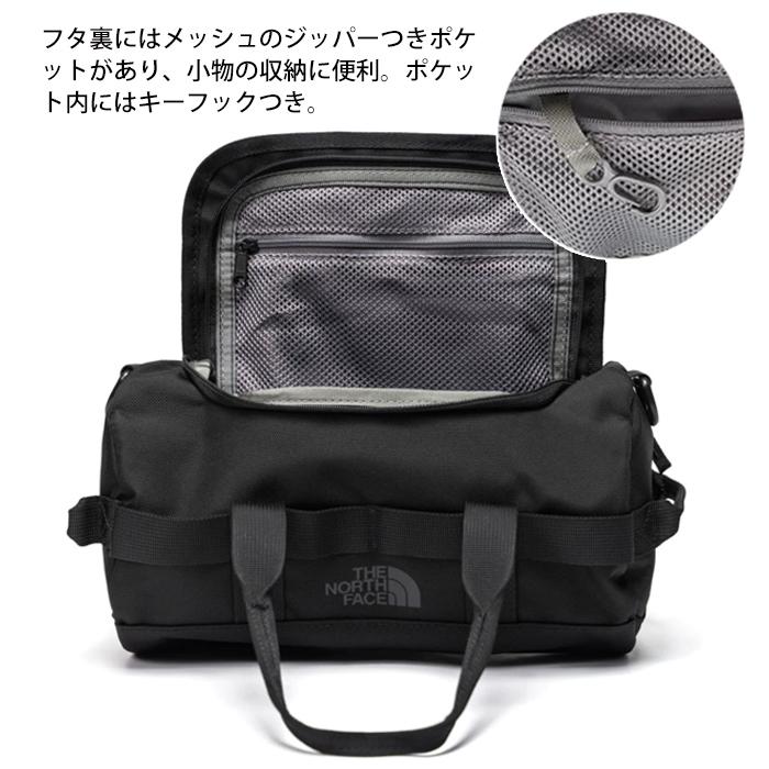 爆買 レディース ノースフェイス ミニショルダーバッグ ベースキャンプ ダッフルバッグ ハンドバッグ 筒形 オールブラック 黒 軽量 NF0A5JYTの画像